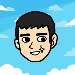 空を背負ったケンさん